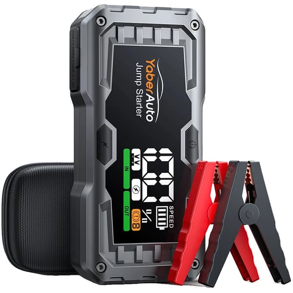 Bil Jump Starter, 4000A Spidsstrøm, 21800mAh Power Bank,4000A STARTKABEL