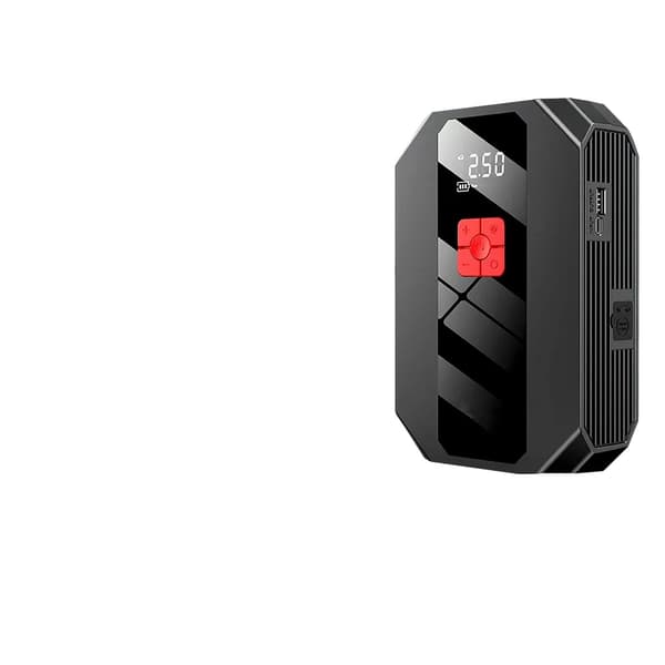 Auton käynnistysakku ja ilmakompressori, 1200A huippuvirta, 26800mAh akku,1200A 26800mAh Musta