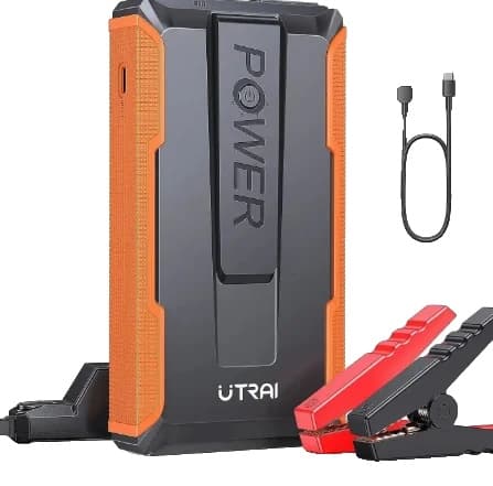 Bil Jump Starter, 1400A Spidsstrøm, Nødlys,1400A
