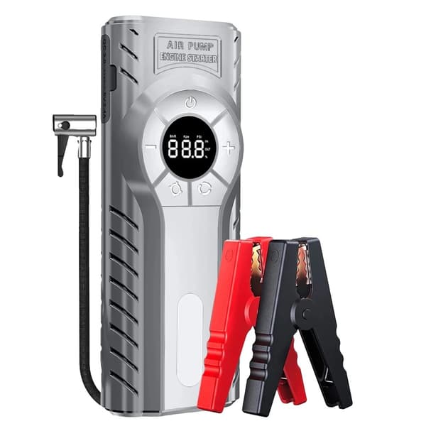 Auton käynnistysakku, 1400A huippuvirta, 16000mAh virtapankki,2000a 22000mAh