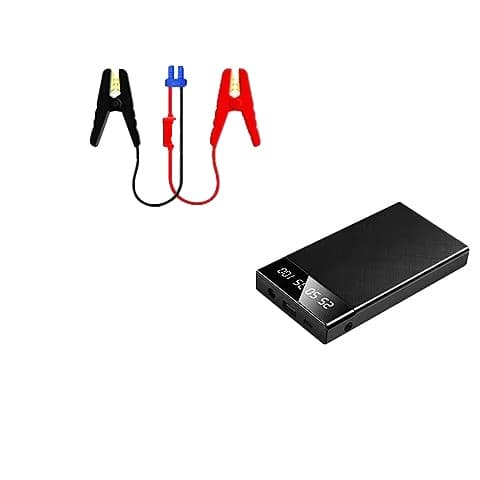 Auton käynnistysakku, 6000mAh kapasiteetti, CE-sertifioitu,Musta