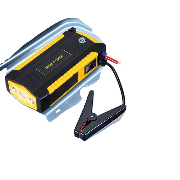 Kannettava käynnistysakku, 16000mAh akunkapasiteetti, 600A huippuvirta,Keltainen