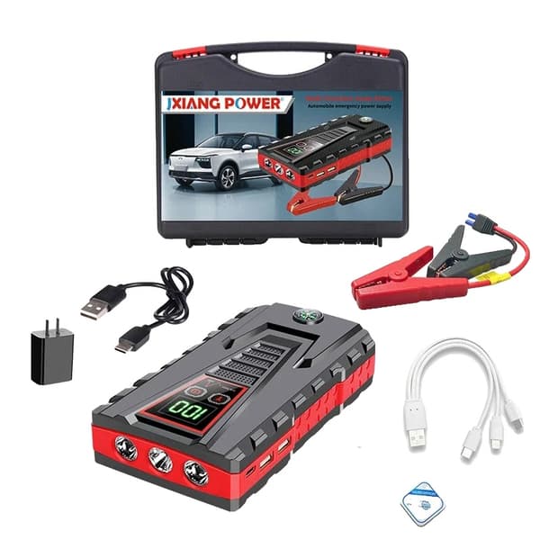 Kannettava auton käynnistysakku, 99800mAh akunkapasiteetti, 5000A huippuvirta,Vakio