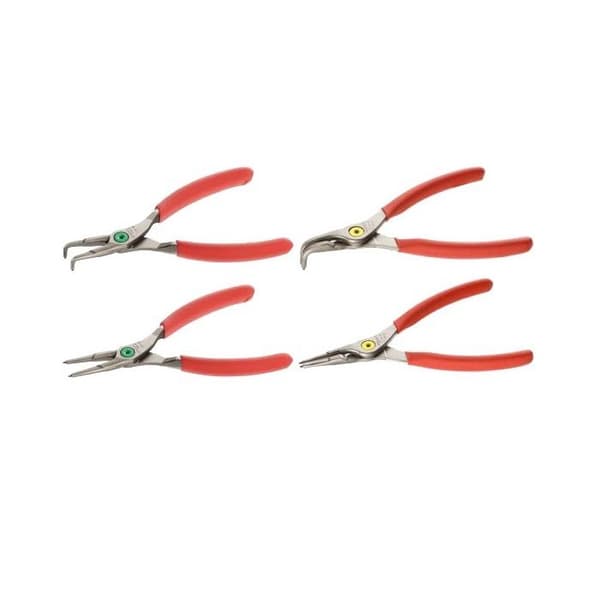 Set med 4 tång för Circlips® raka och 90° böjda nosar 18-60 mm - FACOM - PCJ4PB
