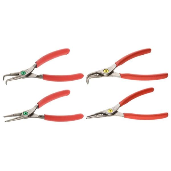 Set med 4 tång för Circlips® raka och 90° böjda nosar 18-60 mm - FACOM - PCJ4PB