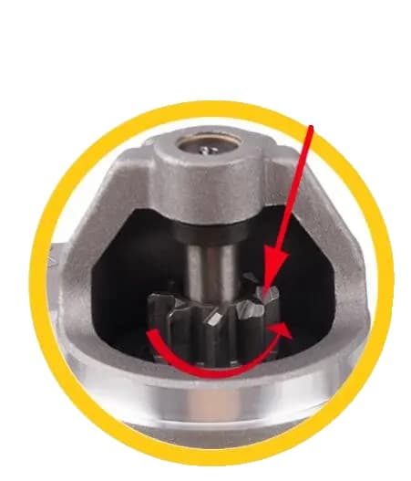 Startermotor til dieseldrevne generatorer, 12V 1,2KW effekt, kompatibel med 186F 188F 192F motorer,0,8 KW 12V QD114A