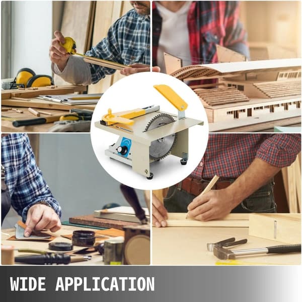 350W 0-10000 RPM justerbar bärbar multifunktionell bänkbordssåg med exakt vinkellinjal/4 stötdämpare, precisionsskärning, lättanvänd, bred applikation