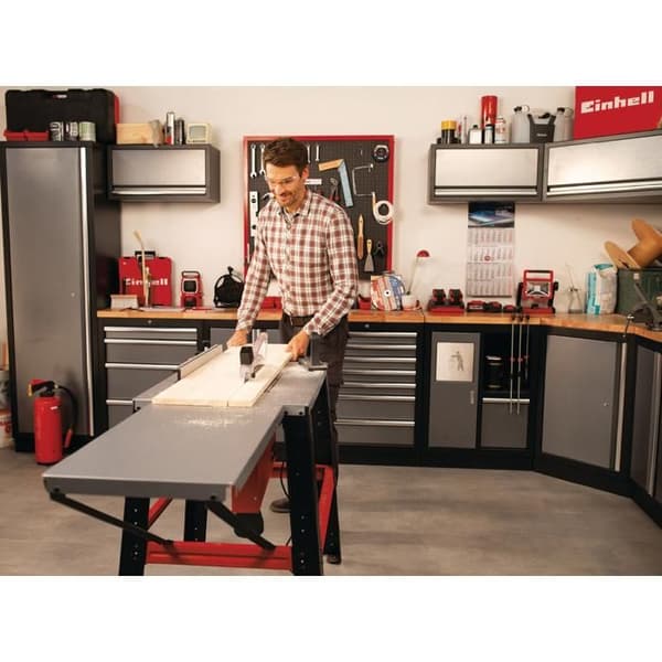 Einhell Bordsåg TC-TS 315 U (2 000 W, bordsförlängning för långa delar, genomskinligt sågskydd)