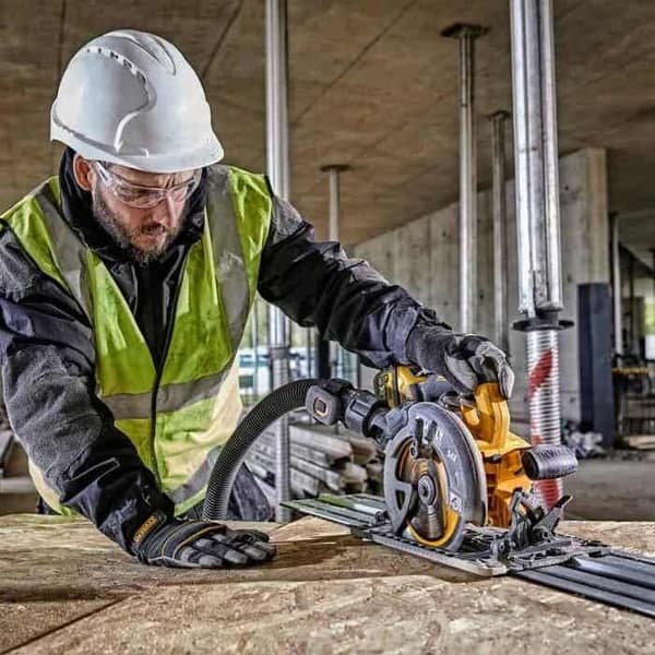 Cirkelsåg 54V XR Brushless Ø190 mm (kompatibel med långa rälsar) - DEWALT - utan batteri eller laddare - TSTAK-fodral -
