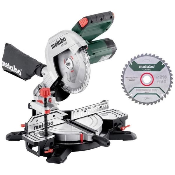 Metabo 610216900 geringssåg - 216 mm - 1100 W - Trä