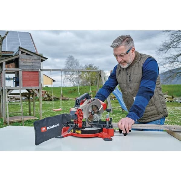 Einhell Trådlös geringsåg TE-MS 18/210 Li - Solo Power X-Change (18V, Blad 210 x 30 mm) Levereras utan batteri eller laddare.