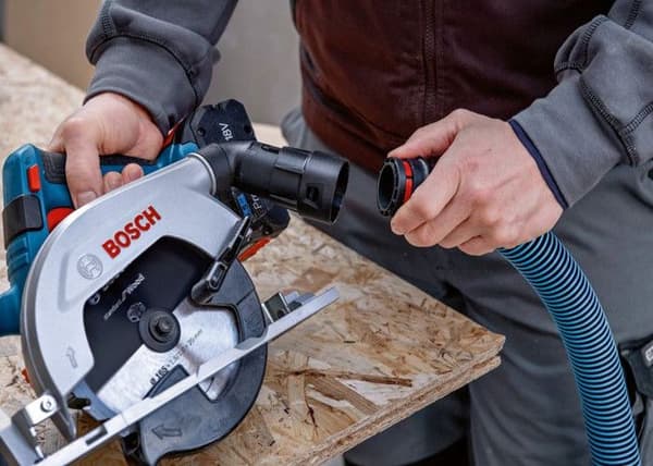 Bosch Professional GKS 18V-57-2 L solo Sladdlös bärbar cirkelsåg Max skärdjup (90°) 57 mm + klubba