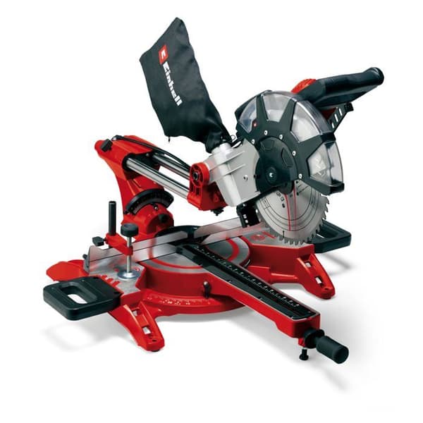 Einhell Kap- och geringssåg radiala TC-SM 2534/1 Dual (max. kapacitet 2350 W, integrerad skena, lutande såghuvud)