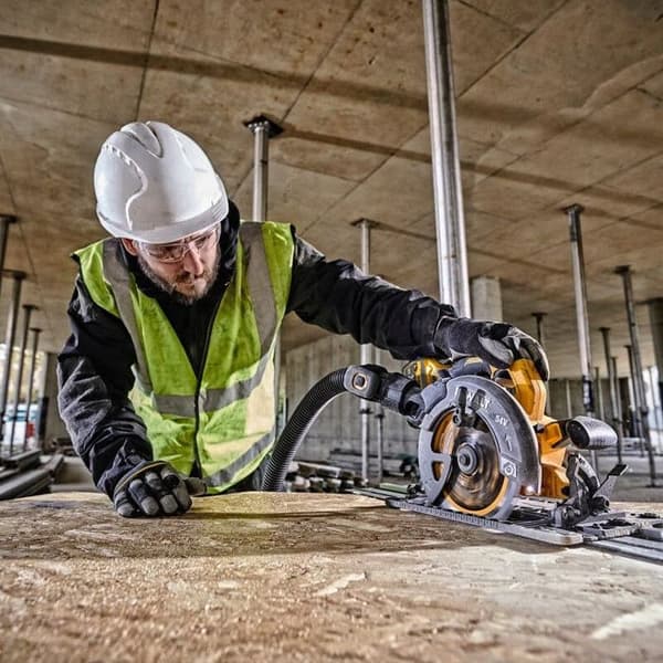Cirkelsåg 54V XR Brushless Ø190 mm (kompatibel med långa rälsar) - DEWALT - utan batteri eller laddare - TSTAK-fodral -