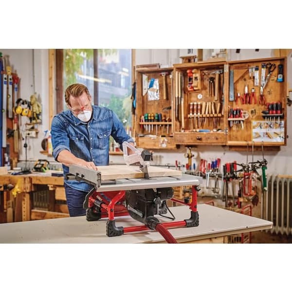 Einhell Cirkelsåg på bord TE-TS 254 T (2 000 W, mjukstart, huvudsakligt bord i aluminium, förlängning)