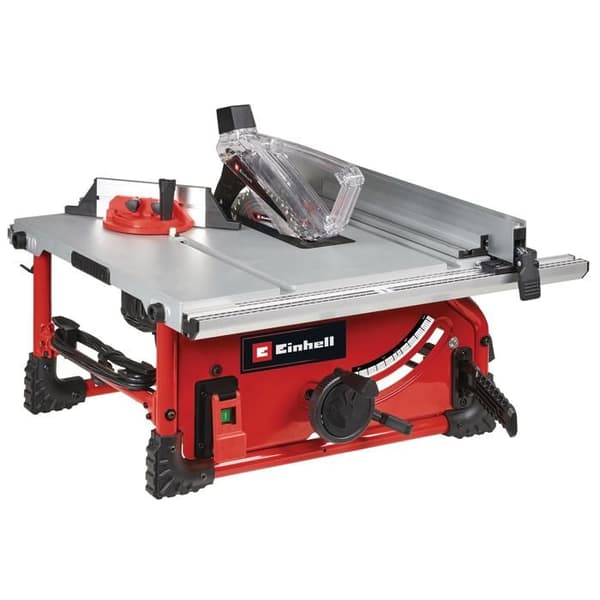 Einhell Cirkelsåg på bord TE-TS 254 T (2 000 W, mjukstart, huvudsakligt bord i aluminium, förlängning)