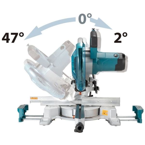 Radial såg - MAKITA - LS1110F - 1450W - Ø260mm - Min snittvinkel 47°