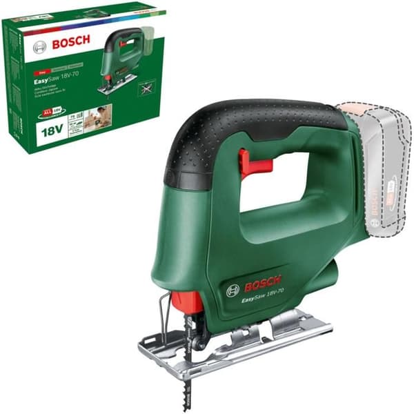 Bosch hem och trädgård EasySaw 18V-70 sladdlös sticksåg 0603012000 utan batteri 18 V 0 Ah