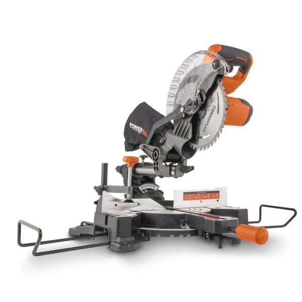 Dual Power Trådlös Kap- och Kappmaskin 20 V POWDP2560 - Cirkelsåg Ø 210 mm - Inbyggd Laser - utan Batteri eller Laddare - 1 Tillbehör