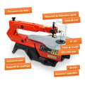 Miniatyrbild 2 av 4: Hecht 8916 Kraftfull elektrisk sticksåg 120W lutning 50HZ variabel hastighet 400 - 1650 oscillationer-min