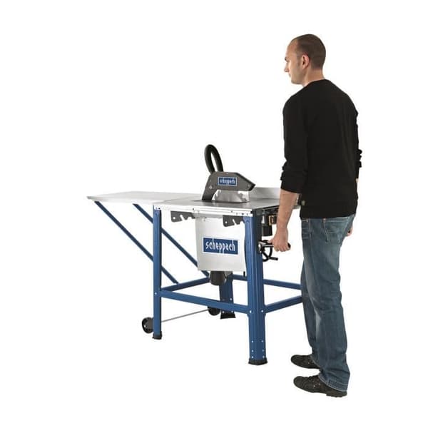 Bordscirkelsåg med lutbar bord 315 mm 2800 W 400 V med bordsextraktor - SCHEPPACH
