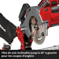 Miniatyrbild 3 av 4: Einhell Trådlös geringsåg TE-MS 18/210 Li - Solo Power X-Change (18V, Blad 210 x 30 mm) Levereras utan batteri eller laddare.