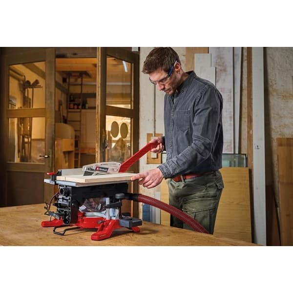 Einhell Kappsåg med bord TE-MS 216 T (1 500 W, blad 216 mm, linjeskärningslaser, cirkelsågfunktion på bord)