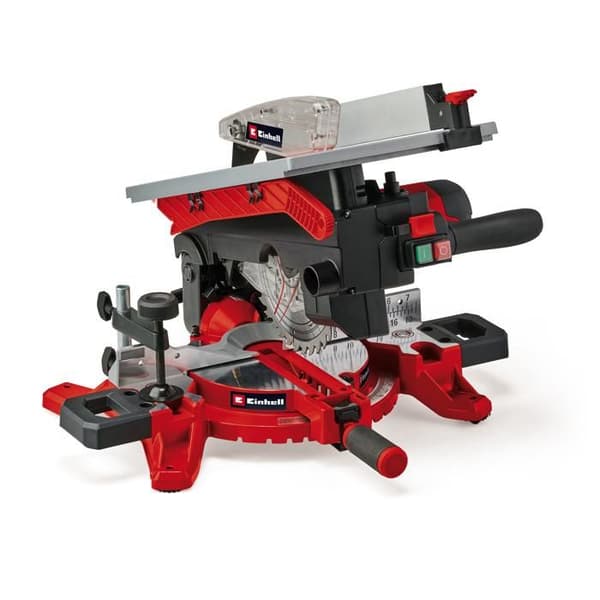 Einhell Kappsåg med bord TE-MS 216 T (1 500 W, blad 216 mm, linjeskärningslaser, cirkelsågfunktion på bord)