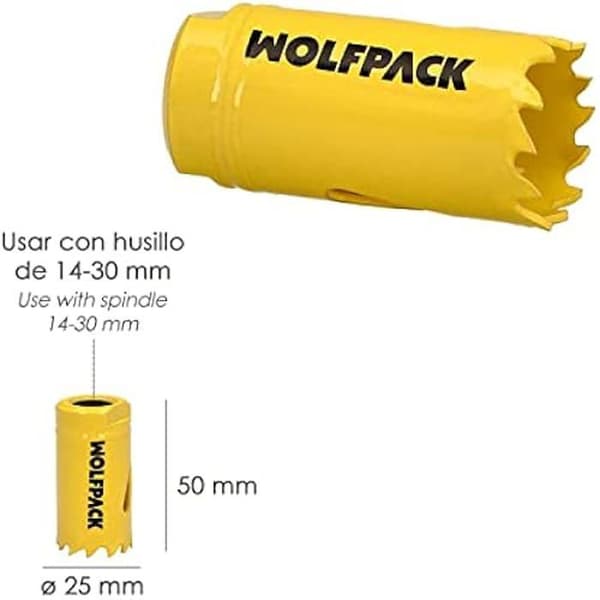 Skogs främjande - Corona De Sierra - Ø 25 mm - Bimetall - Förstärkt bas - Härdade tänder