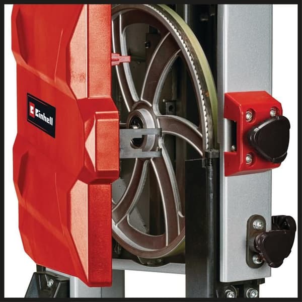 Einhell Bandsåg TC-SB 200/1 (250 W, Antal tänder: 6/25.4 mm, Nejsbar platta från -2° till 45°, Parallellstopp)