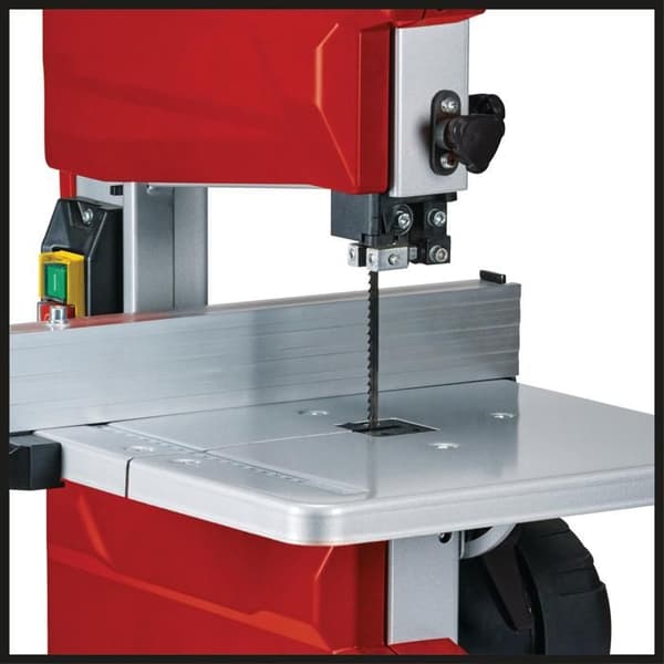Einhell Bandsåg TC-SB 200/1 (250 W, Antal tänder: 6/25.4 mm, Nejsbar platta från -2° till 45°, Parallellstopp)