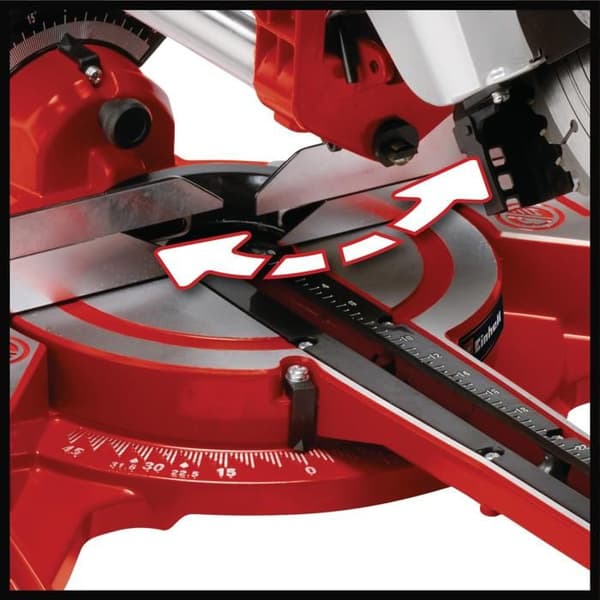 Einhell Kap- och geringssåg TC-SM 2131/1 Dual (max. 1 800 W, 4 900 varv/min) med hårdmetallblad och laser