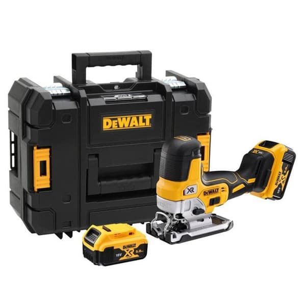 Sticksåg - DEWALT - DCS335P2 - 18V - 2x5,0 Ah - Hastighetsreglering