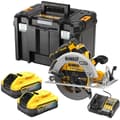 Miniatyrbild 1 av 3: DeWALT Outillage 18 V sladdlös cirkelsåg, 2 x 5,0 Ah batterier DCS573H2T