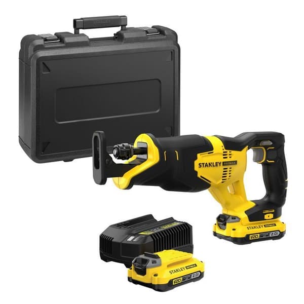 V20 borstlös litiumsabelsåg 18V - 2 batterier 2Ah STANLEY FATMAX - SFMCS310D2K-QW