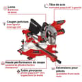 Miniatyrbild 2 av 4: Einhell Trådlös radialgeringssåg TE-SM 36/210 Li-Solo Power X-Change (36V, Blad 210 x 30mm) Levereras utan batteri eller laddare