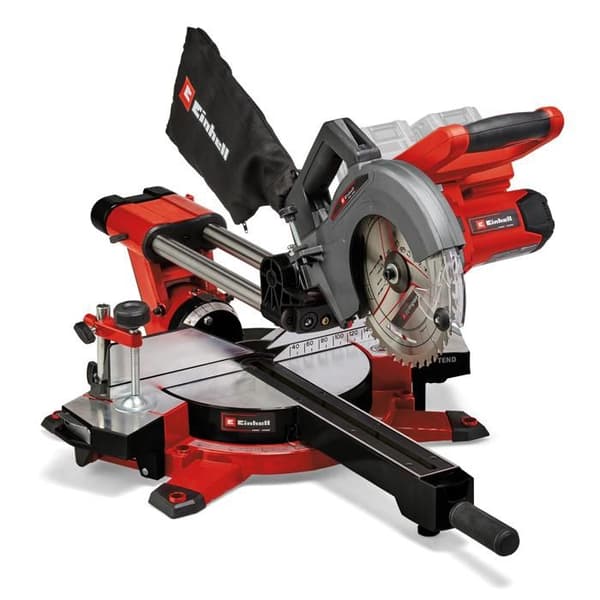 Einhell Trådlös radialgeringssåg TE-SM 36/210 Li-Solo Power X-Change (36V, Blad 210 x 30mm) Levereras utan batteri eller laddare