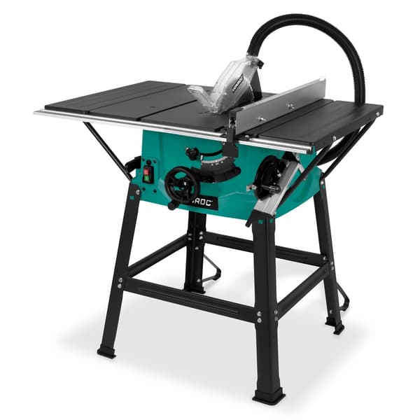 VONROC Bordrundsav - 2000W | 250mm | Støvsugeradapter - Ståloverflade | Inkl. Guide - Savklinge 60T og Tilbehør