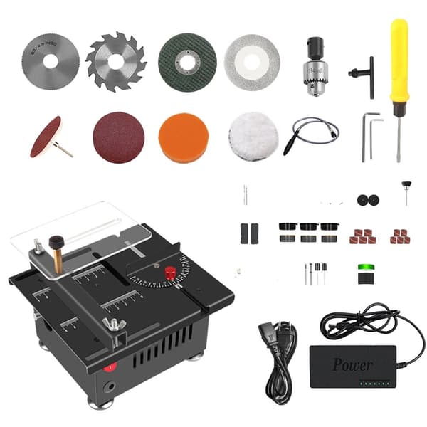 Mini Bordsåg, 100W Effekt, 16mm Skärdjup,100w 16mm, Eu