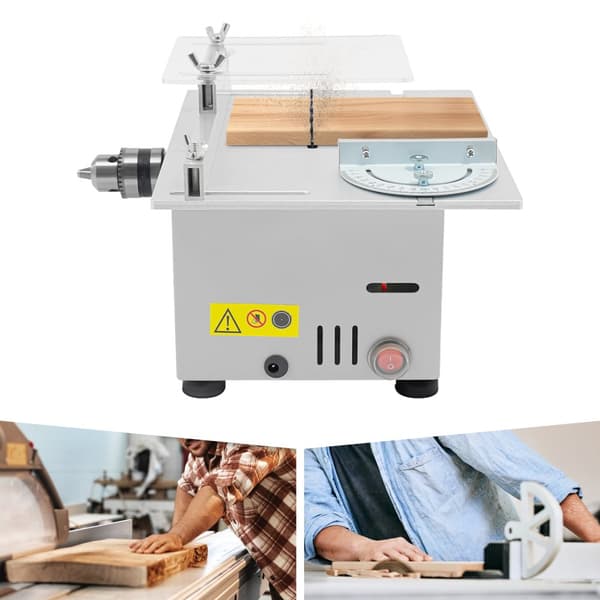 Bordsav, 7 Gear Justerbar Hastighed, Kompakt Design