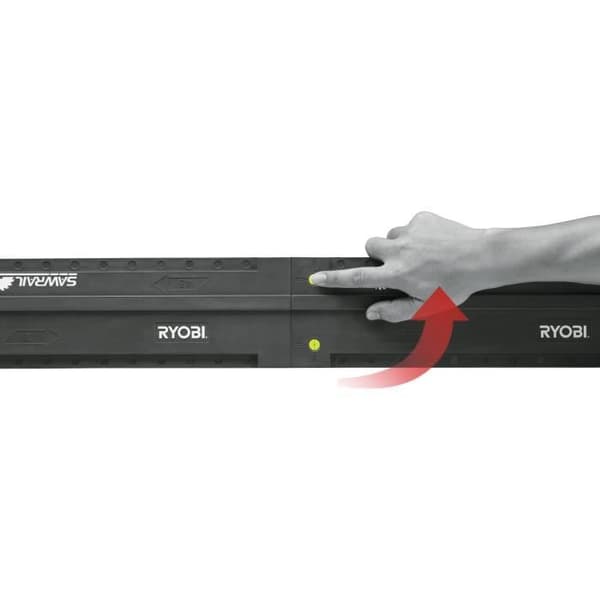RYOBI - 122 cm føringsskinne + 2 klemmer til rundsave RWS1250 / 1400 / 1600, RCS1400 / 1600 og R18CS7 - RAK03SR