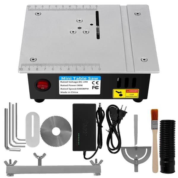 Mini Bordsav, 96W Effekt, 5000rpm Hastighed, Kompakt Design,EU