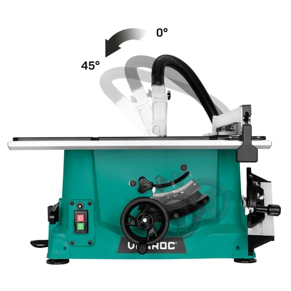 VONROC Bordrundsav 2000W – Kompakt model | Inkl. 60T klinge & præcisionsstyr