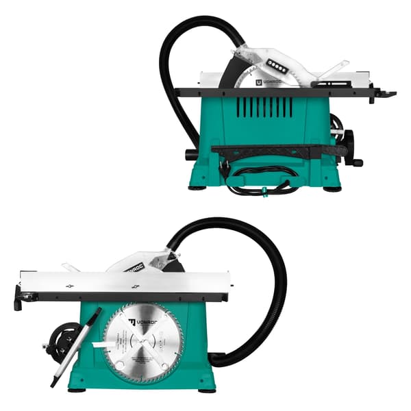 VONROC Bordrundsav 2000W – Kompakt model | Inkl. 60T klinge & præcisionsstyr