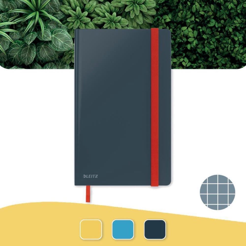 Leitz Cozy Notebook A5 Soft Touch Rutig - Notebook Hårt omslag - Sammetsgrå