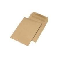 MAILmedia kuvert C4 självhäftande, utan fönster - ca 15,2 g, 90 g kvm, brun, återvinning (38205-7)