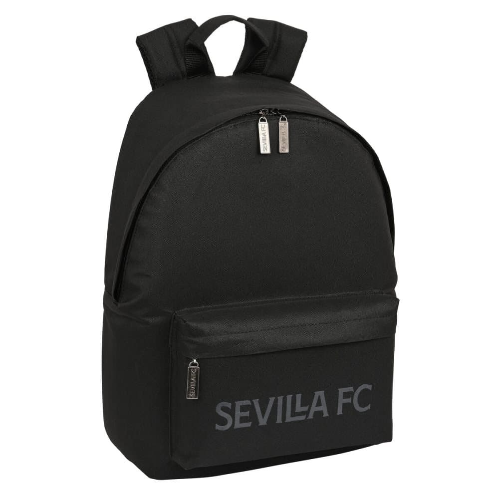 Laptopryggsäck Sevilla Fútbol Club Teen Svart (31 x 41 x 16 cm)