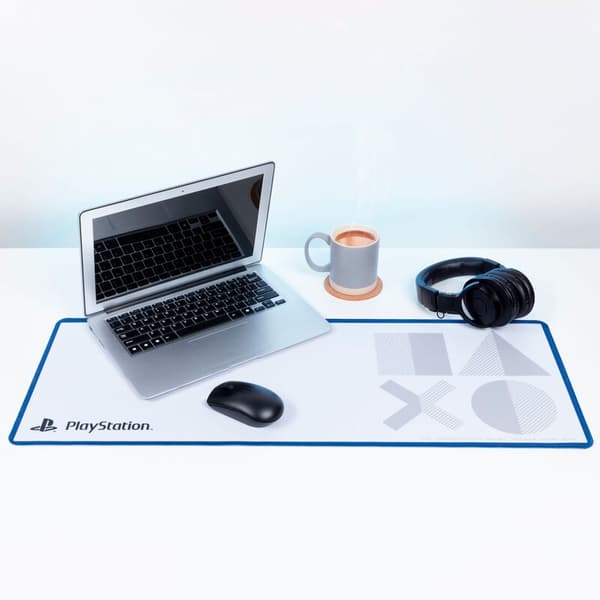 Playstation 5th Gen Icons gaming desk mat