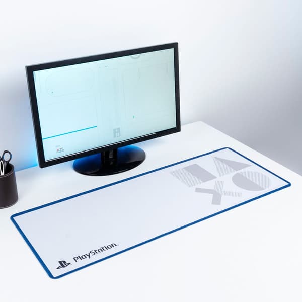 Playstation 5th Gen Icons gaming desk mat