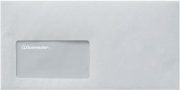 Soennecken kuvert 1305 DIN långt 80g mF hk hf vit 1 000 st/förp. (1305)